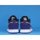 Air Jordan 1 Low "Court Purple" 553558-125 Black Purple