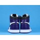 Air Jordan 1 High "Court Purple" 555088-500 White Purple