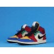 Air Jordan 1 Mid "Fearless" CU2805-100 Blue The Great Red Blue White