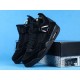 Air Jordan 4 "No Cover" CK2925-001 Pony Hair Black Cat Triple Black